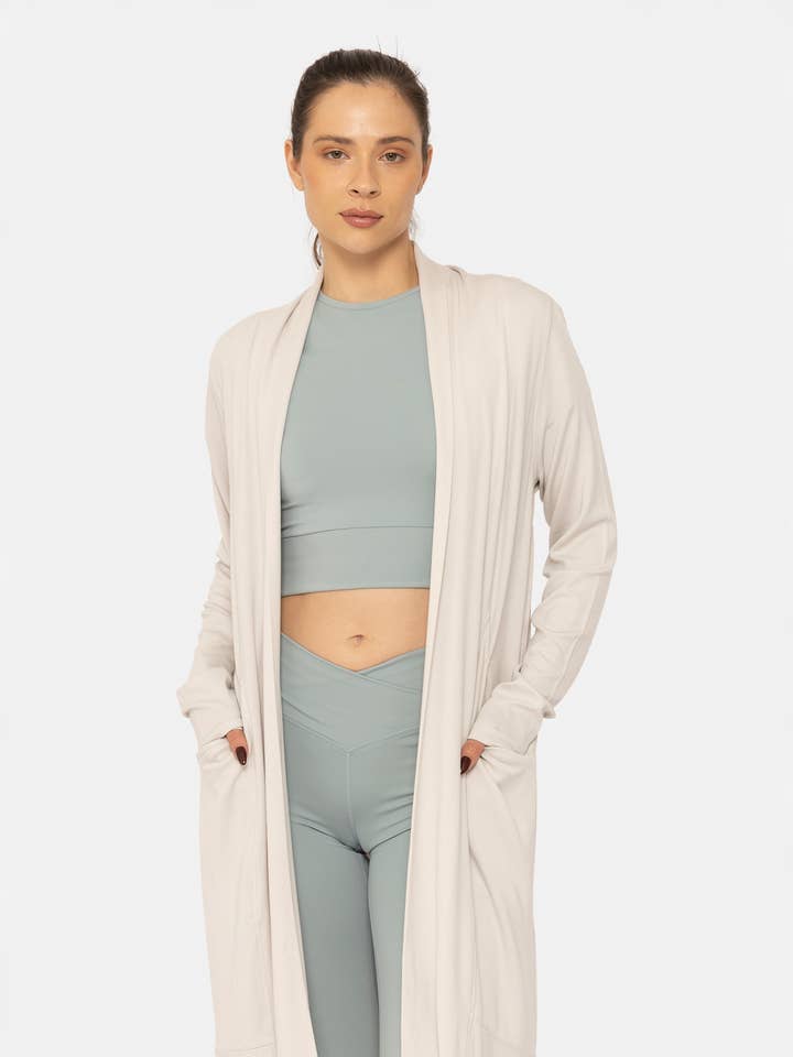Luxe Draped Cardigan and other Purchase Wholesale lightweight cardigan. Free Returns & Net 60 Terms on Faire trending on Faire.