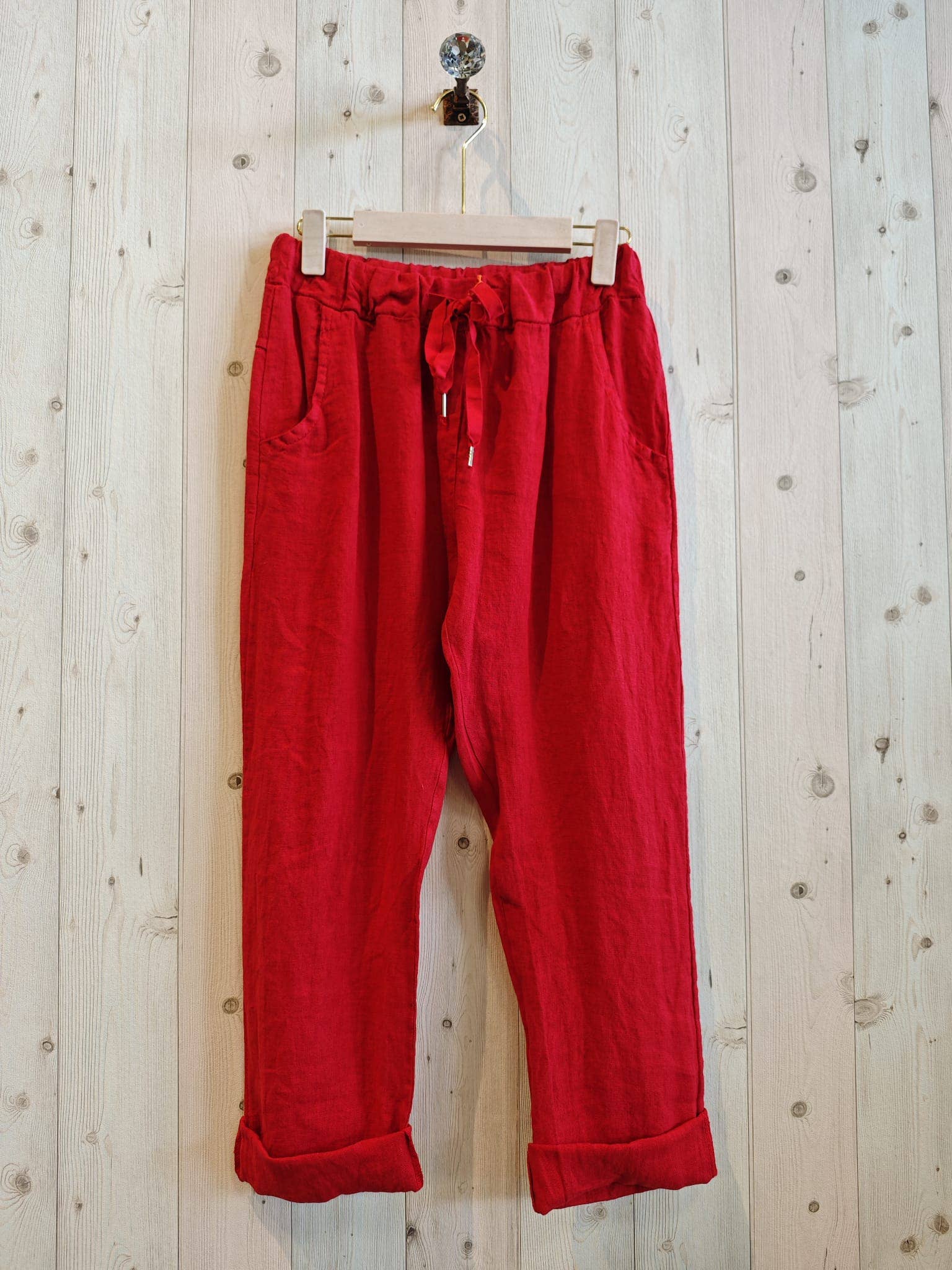 Linen & More - Wholesale Broek - Dames - REF 88433 linnen piratenbroek 100%17