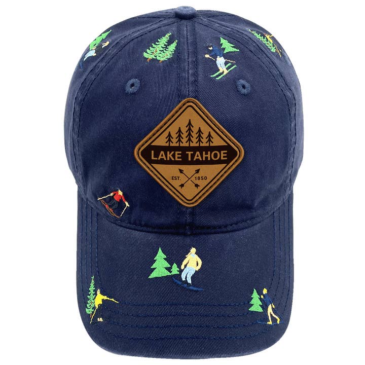 Northern Icons Creations INC - Wholesale Baseball cap – Unisex - Lake Tahoe Skiing and Snowboarding Embroidered Baseball Cap –Outdoor Adventure Hat2