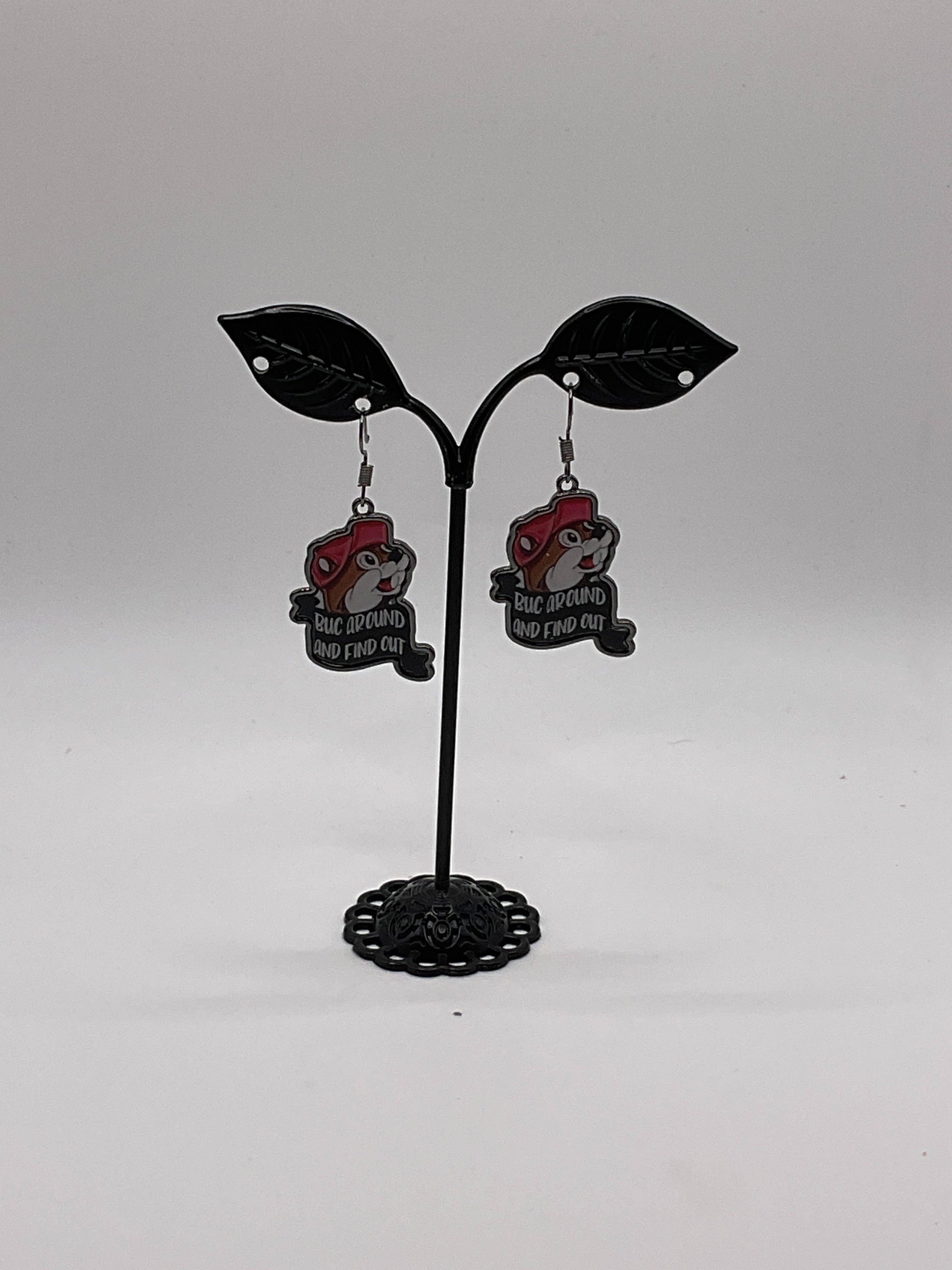 S and E Hobbies and Collectables - Wholesale Hangende/ronde oorbellen - Beaver oorbellen2