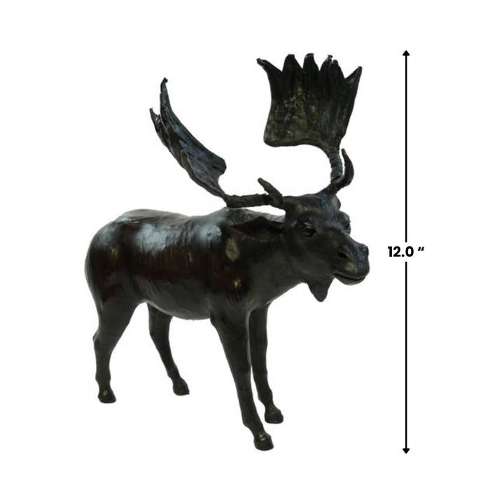 Something wild - Wholesale Decorative Figurine - Handmade Fabric Moose Statue | Soft Eco-Friendly Moose Figurine | Rustic Wildlife Home Decor Accent2