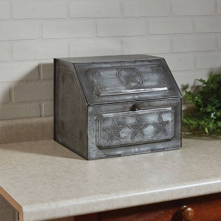 Park Designs - Wholesale Bread Box - Black Star Metal Bread Box