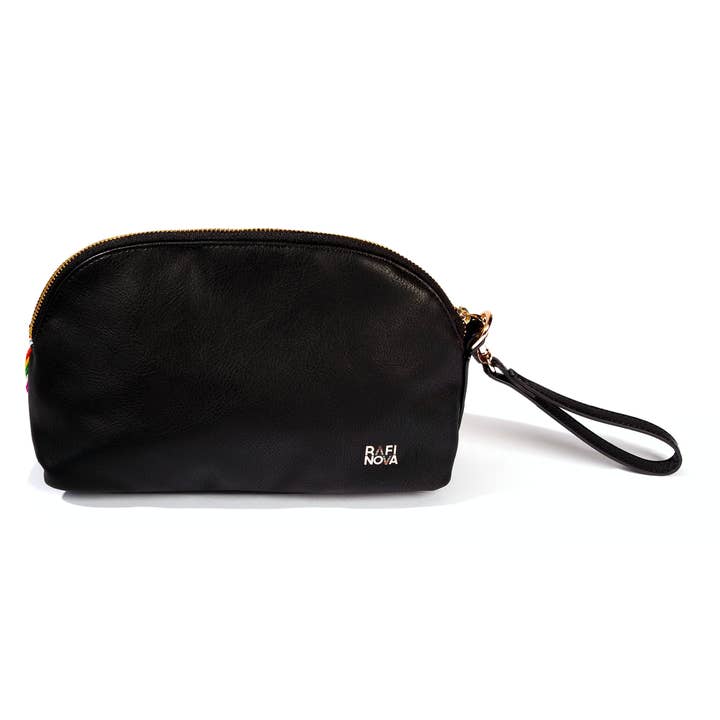 Black Stowaway Pouch Tim Va Vang 1501A for wholesale by Rafi Nova