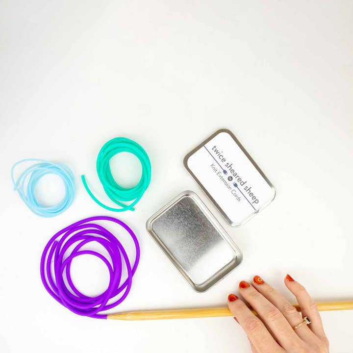 Twice Sheared Sheep - Wholesale Knitting/Crochet Supplies - Knit Extension Cords - Stitch Holder Cords