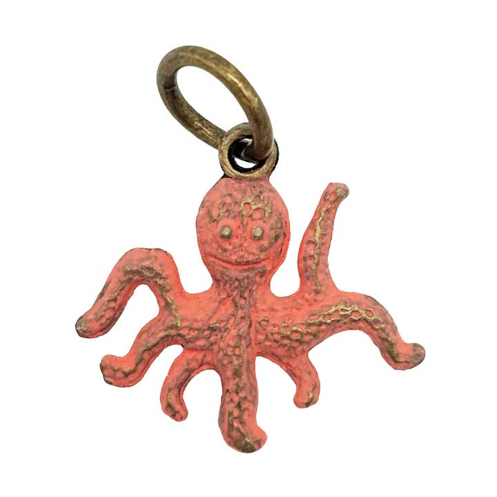 Octopus Ocean Charm (available with bracelet or necklace) for wholesale by Gleeful Peacock