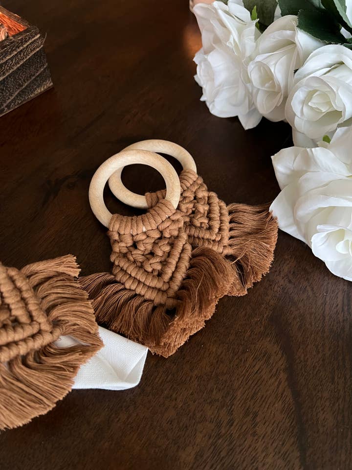 Servietring, rustik bordindretning for engroshandel hos Uniq Favors