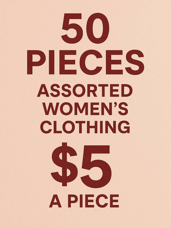 Packs assortis de 50 pièces - Vêtements pour femmes pour la vente par Keren Hart