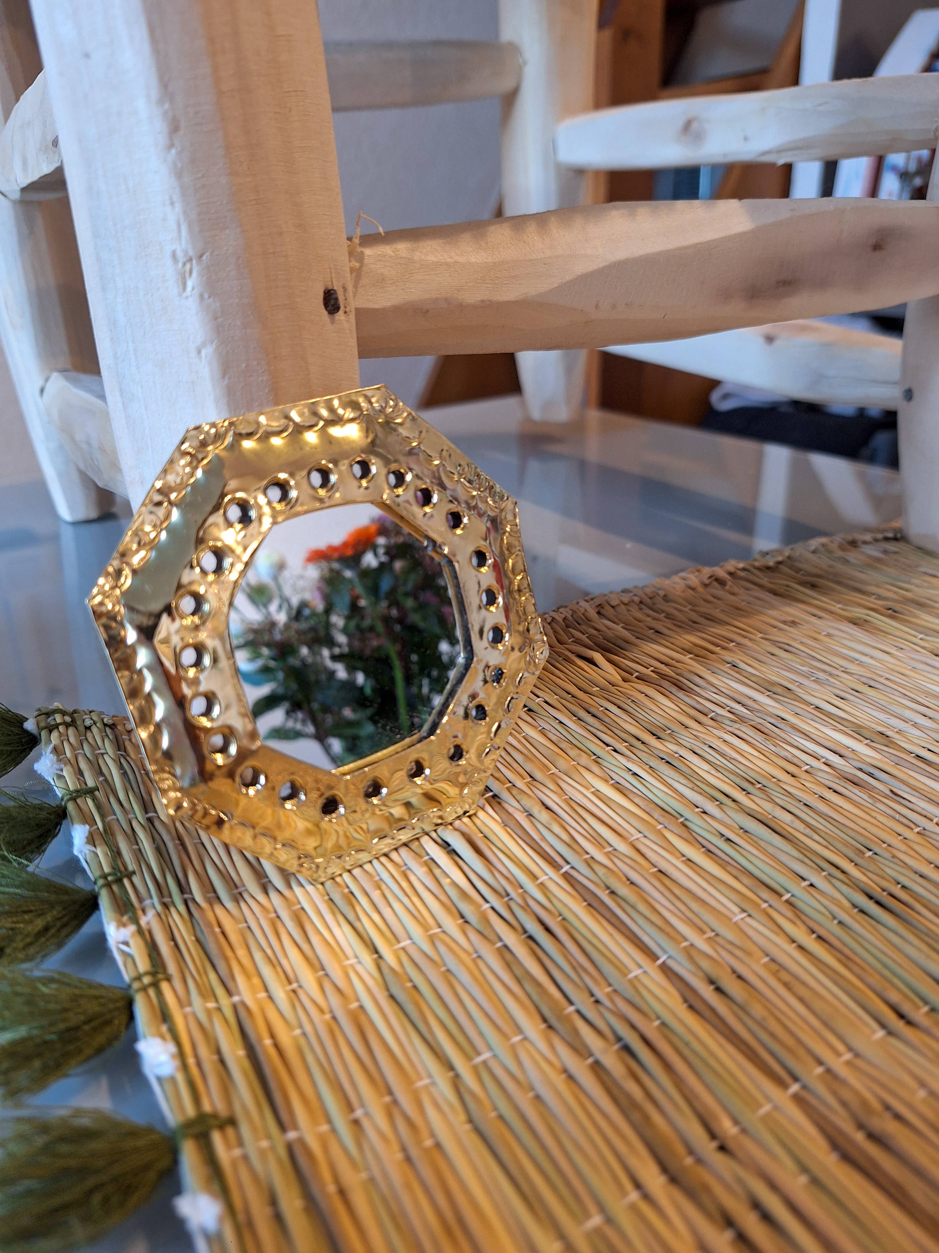 LeBazare - Wholesale Compact Mirror - Miroirs Décoratifs en Laiton Doré – 5 Styles Élégants1