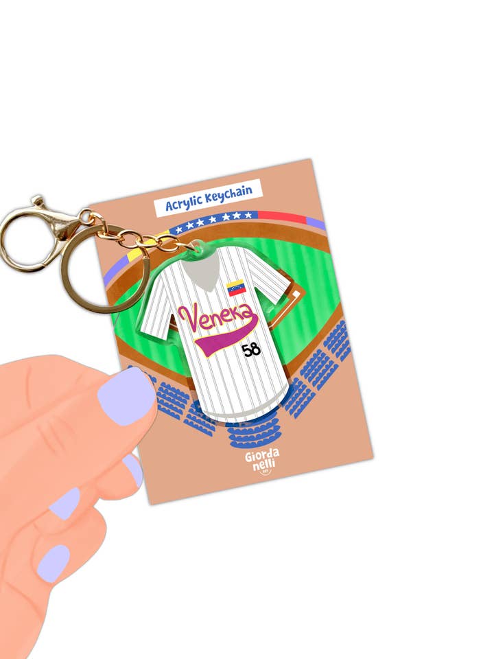 Veneka Keychain for wholesale by Giordanelli Art