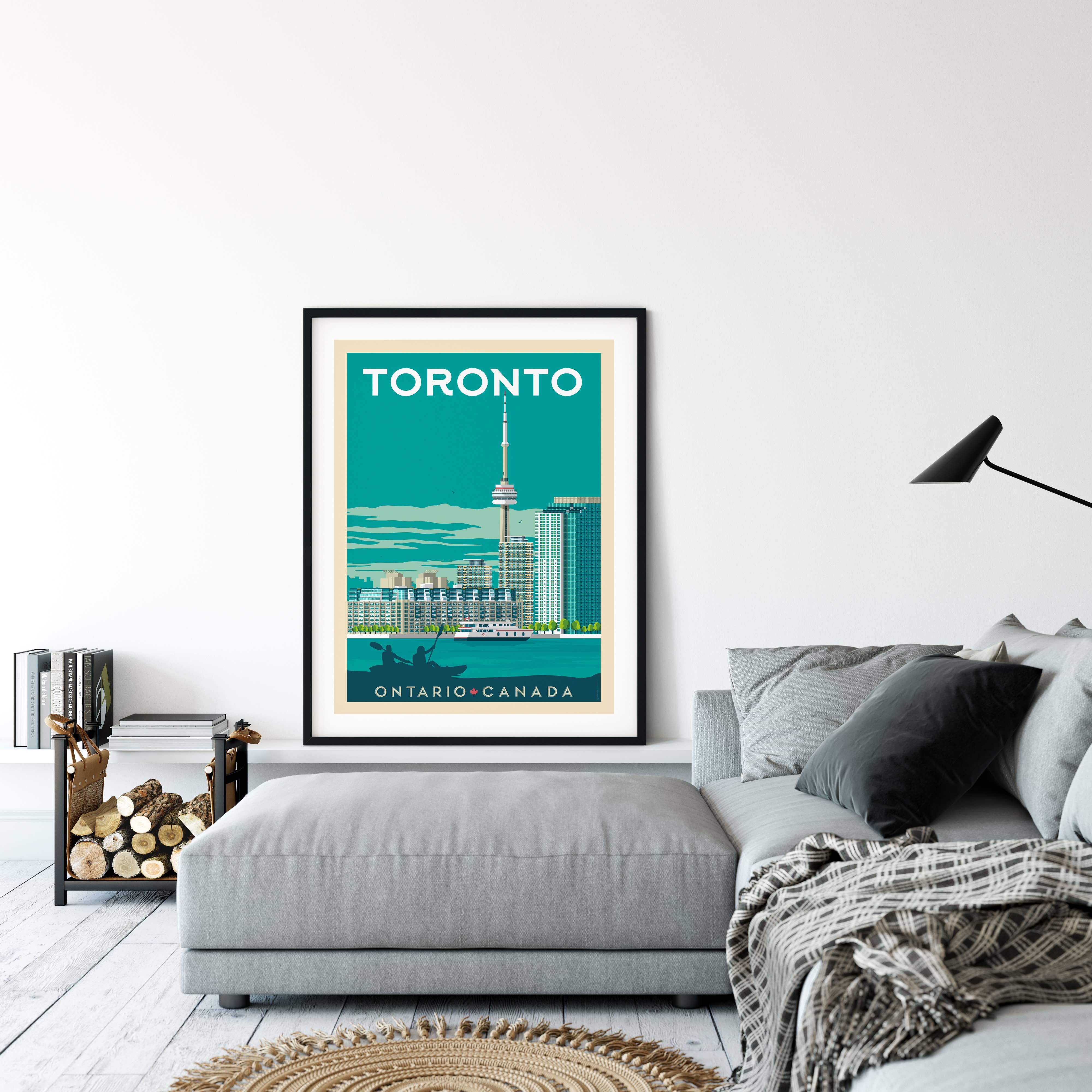 Olahoop Travel Posters - Wholesale Poster - Toronto Ontario - Canada travel poster1