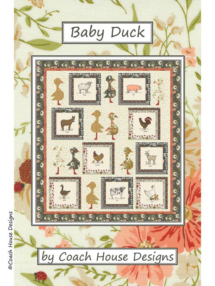 Baby Duck Quilt Pattern for wholesale by Coach House Designs
