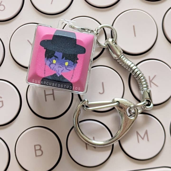 The Lead, Demonic Kpop Idols - Fidget Keycap Keychain for wholesale by Sugar Cubed Studios