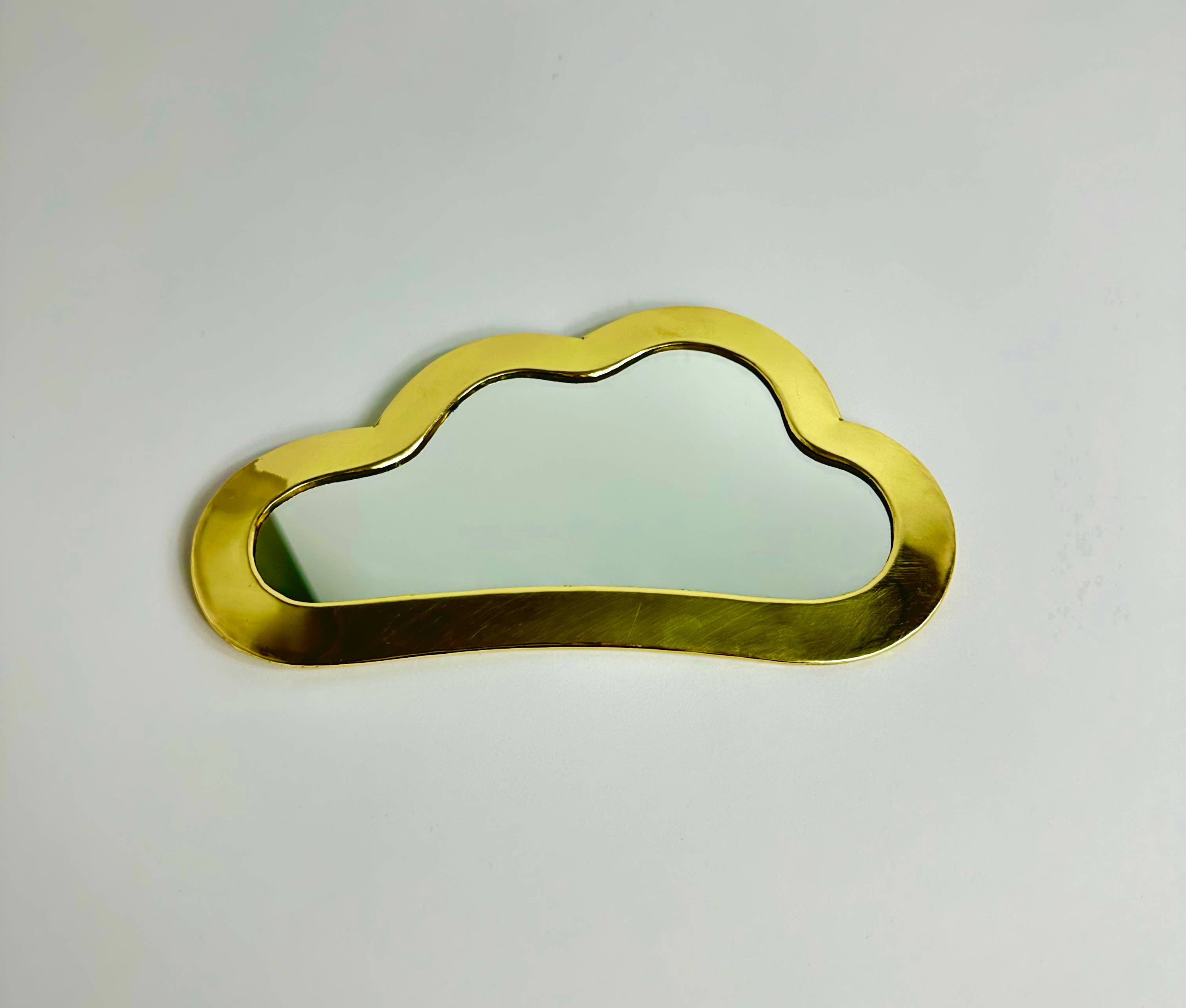 Mikwi – wholesale Väggspegel – Set med 4 molnspeglar i mässing, väggspegel för upphängning3