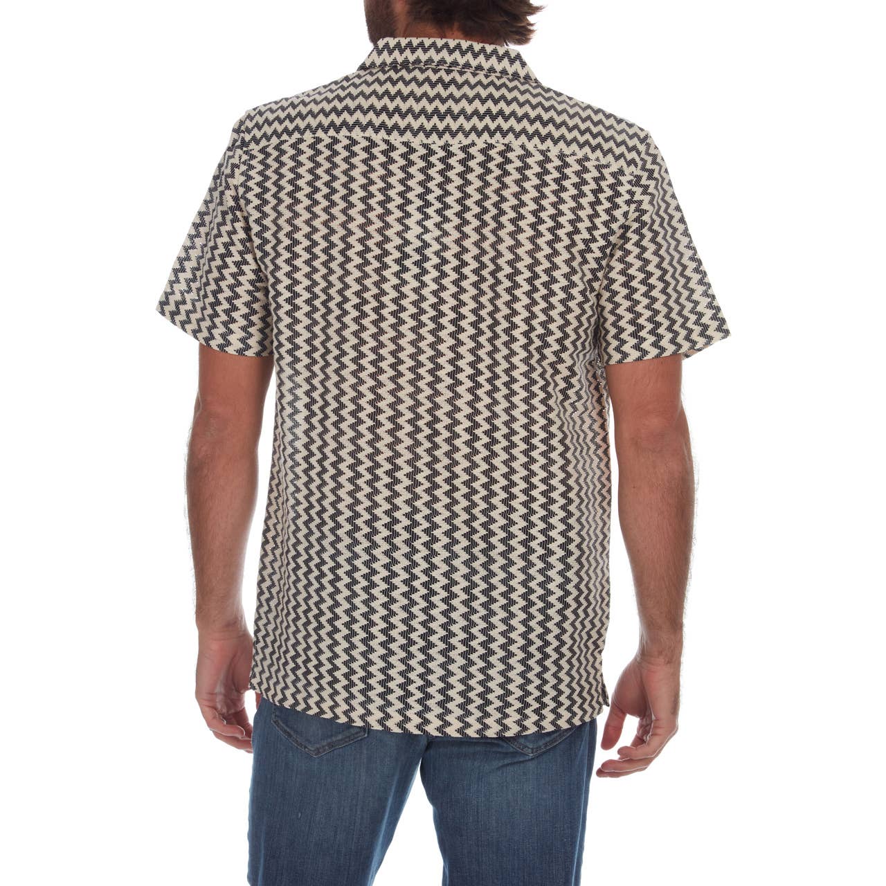Nero Camicia in maglia Samson Textured Resort in vendita all'ingrosso su Faire5