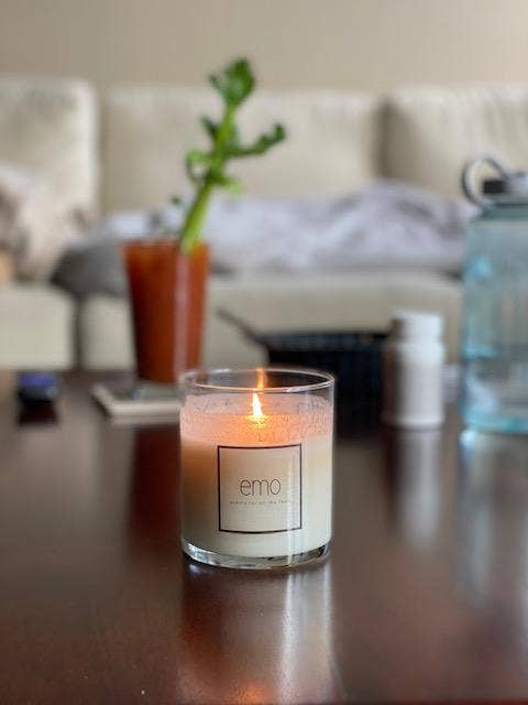 EMO Candles - Wholesale Jar/Filled Candle - Hungover - natural soy wax candle1