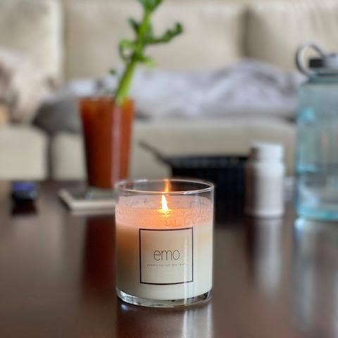 EMO Candles - Wholesale Jar/Filled Candle - Hungover - natural soy wax candle1