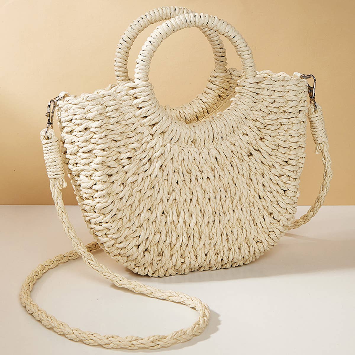 ACCITY - Wholesale Beach Bag - Small Crossbody Bag, Straw Bags For Women_CWAB08042