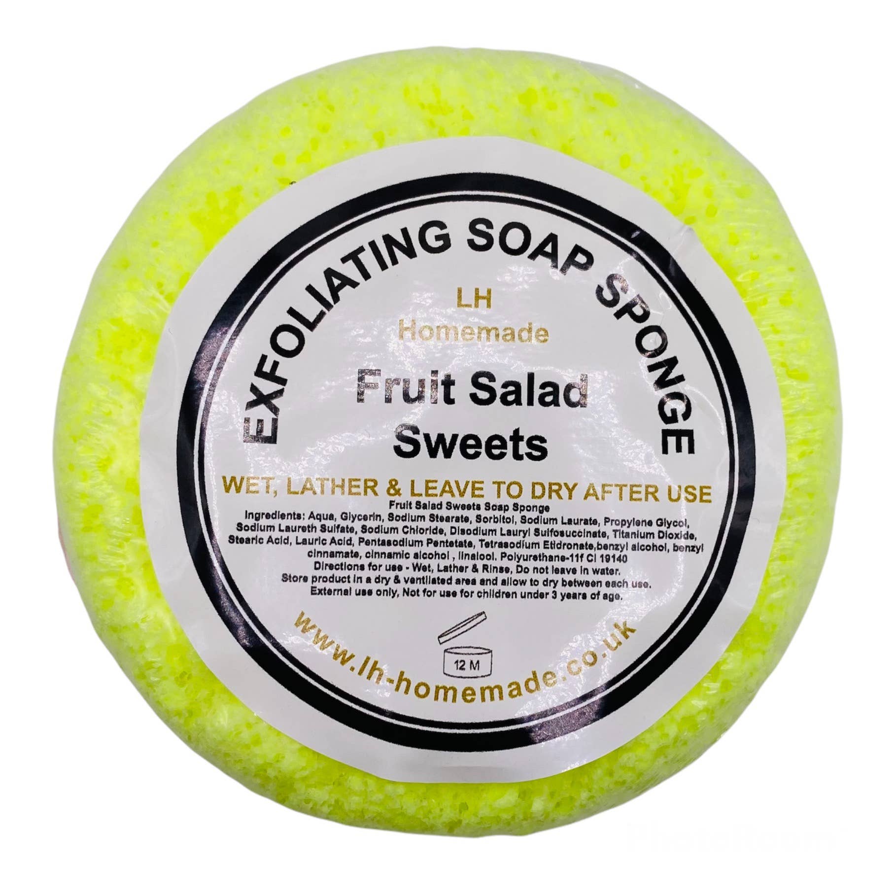 LH Homemade - Wholesale Bath Pouf/Sponge - Exfoliating Soap Sponge Huge 180g  High Quality.White label6