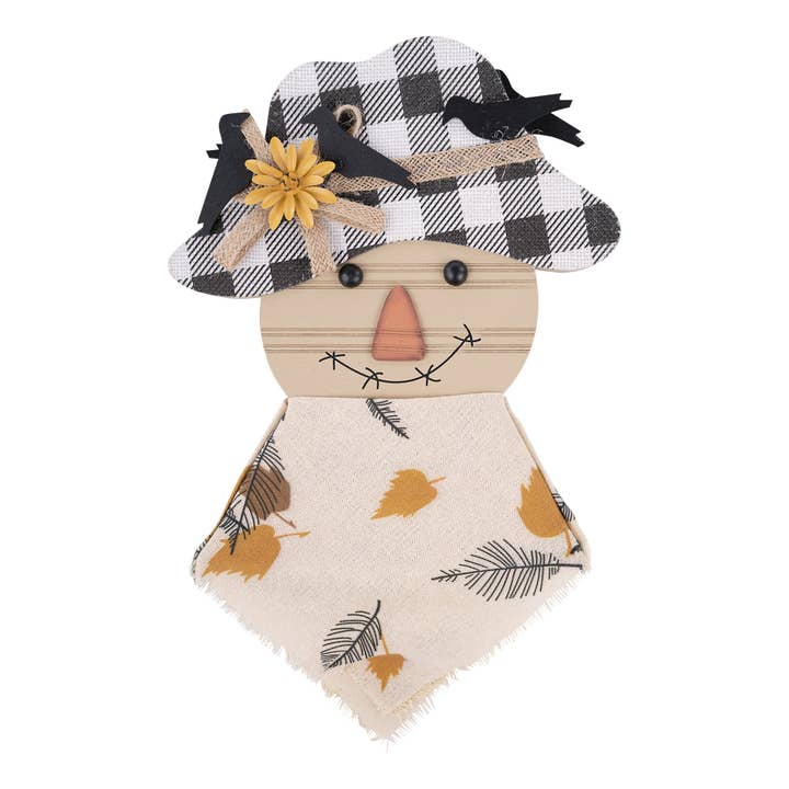 Scarecrow With Black Birds Topper for wholesale by Glory Haus