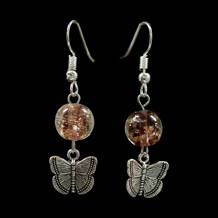 Pendientes de mariposa pequeña para venta al por mayor de JAC Jewelry Designs