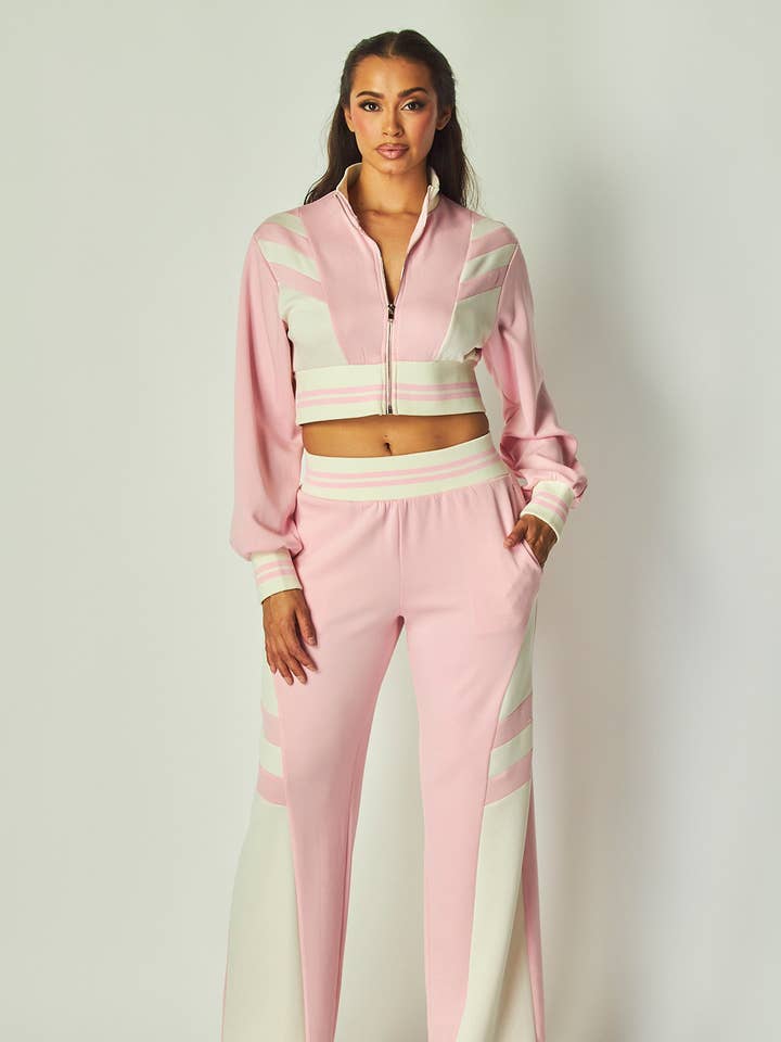 Hot & Delicious - Wholesale Tracksuit - Women's - Gisela Track Jacket & Pants Set (HDC32332A)5