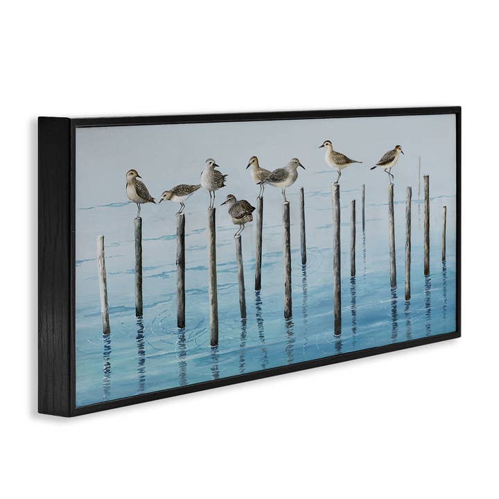 Stupell Industries - Wholesale Wall Sign - Perched Sea Birds - Framed Wall Art19