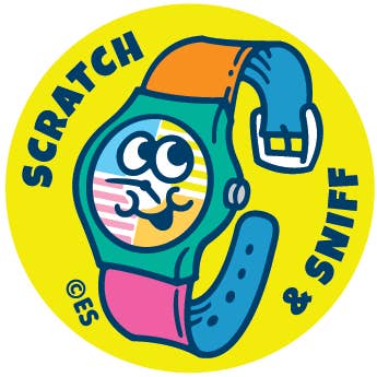 EverythingSmells, LLC - Wholesale Sticker - 1980s Fashion EverythingSmells Scratch & Sniff Stickers