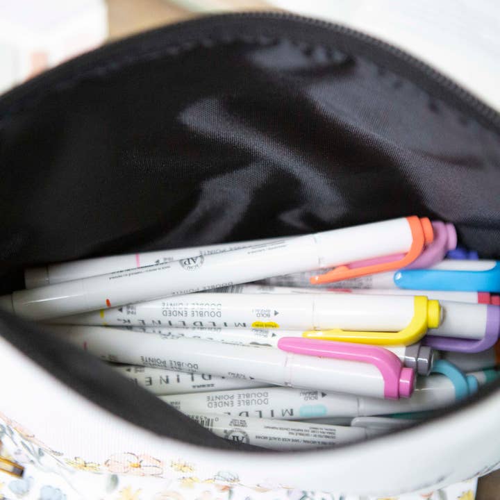 Chosen & Cherished - Wholesale Pencil Case/Pouch - Consider the Wildflowers Pencil Pouch| Bible Study Pencil Bag