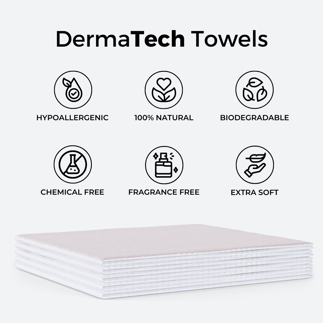 DermaTech Skincare – wholesale Face & body wipes – Premium Disposable Face Towels3
