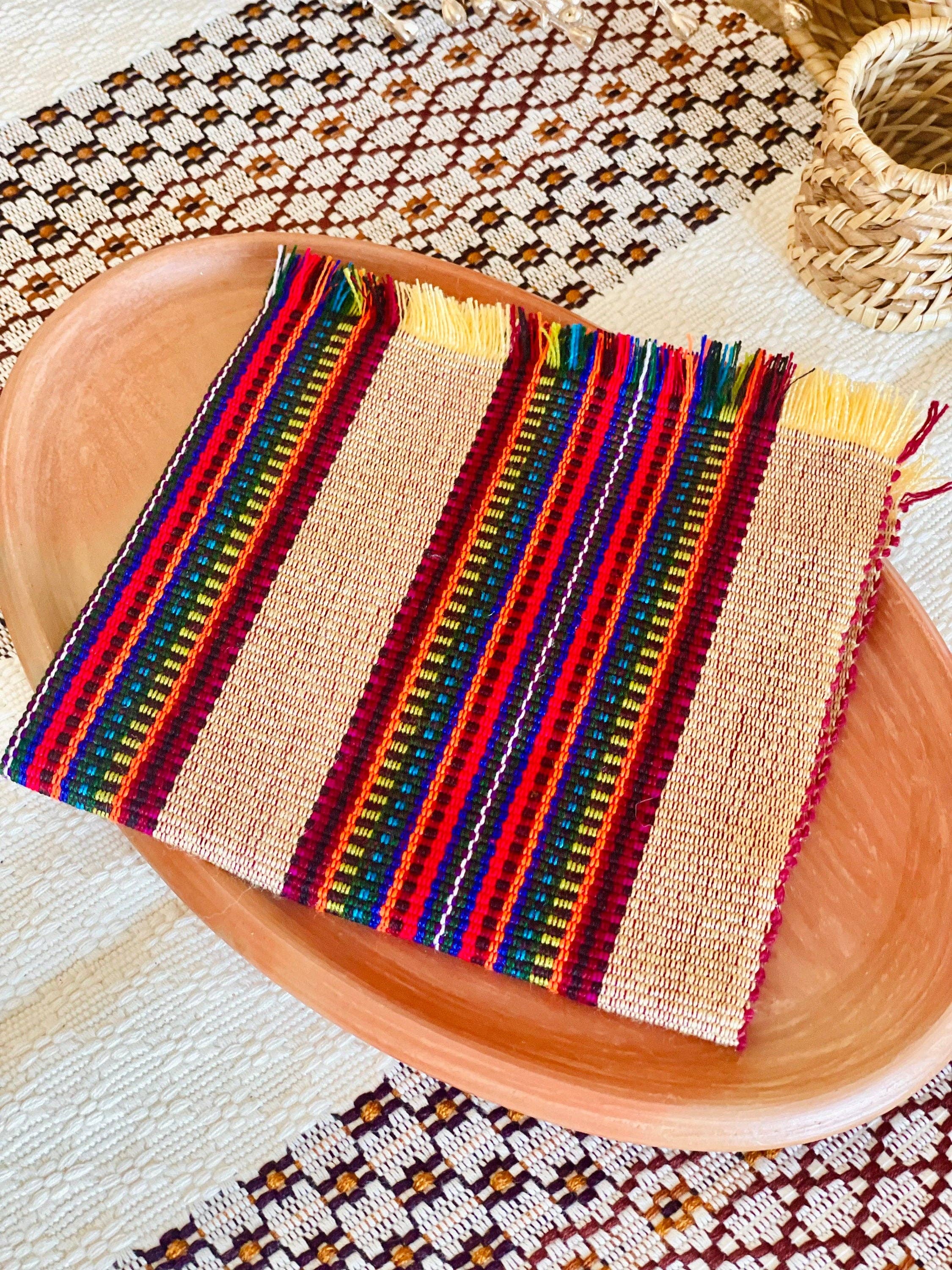 GUATEARTISAN - Venta al por mayor Servilletas de tela - Servilletas de tela coloridas tejidas a mano1