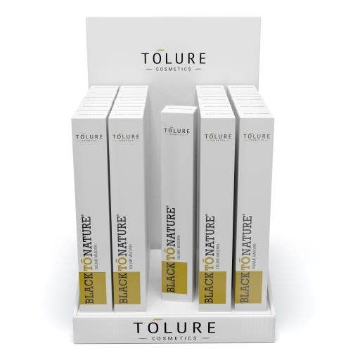 Tolure Cosmetics - Wholesale Mascara - Tolure Boost Mascara BLACKTONATURE Display 20 pcs + 1 Gratis