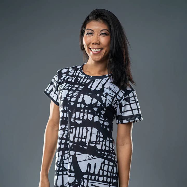 Dark Matrix, the T-Shirt Dress by Jumper Maybach® for wholesale by Jumper Maybach