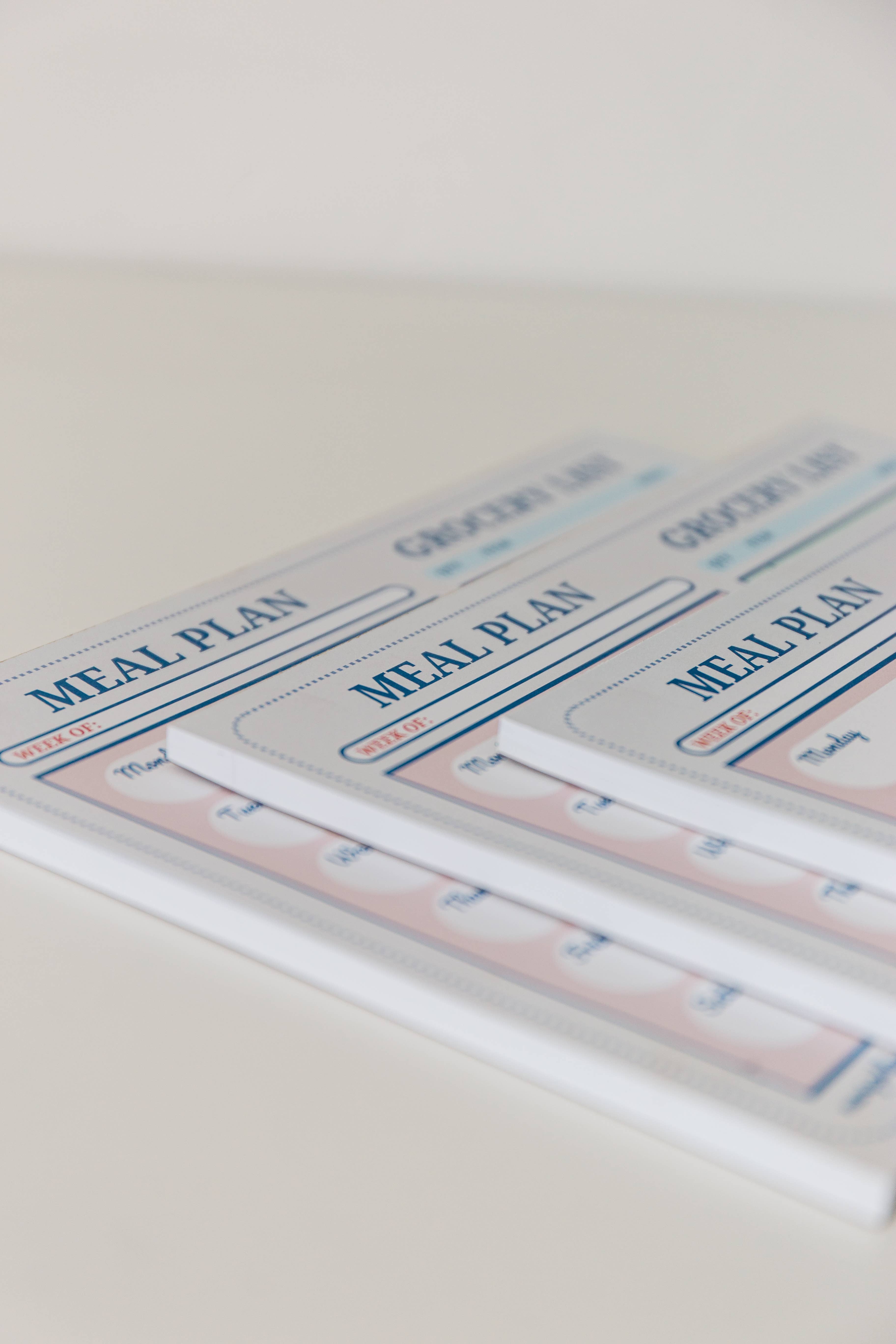 Marigold Press - Wholesale Notepad - Retro Diner Check Style Meal Planner & Grocery List Notepad3