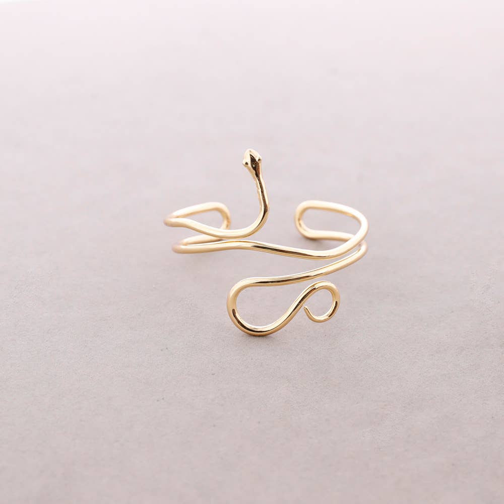 Sonata - Wholesale Snap Jewelry - Adjustable Metal Snake Bracelet