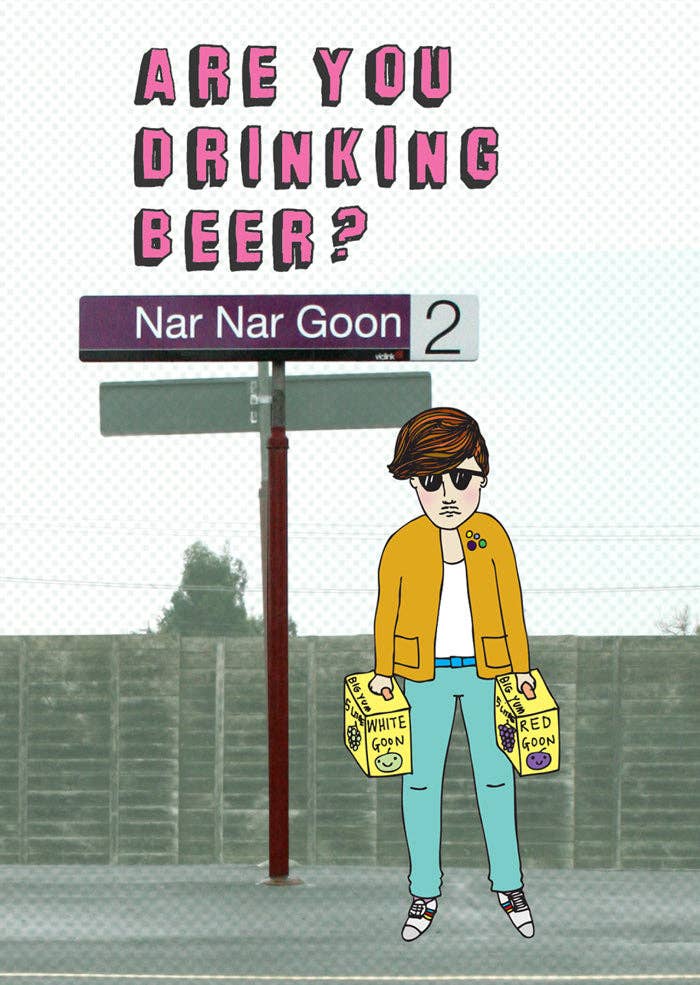 Able And Game – Cartão de saudação diária por atacado – Nar Nar Goon - Cartão de Saudação1