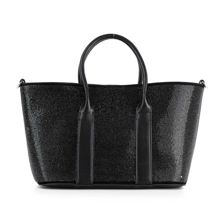 Handbag Express - Wholesale Tote Bag - Women's - Stunning Rhinestone Covered Tote Set