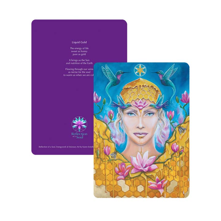 'Flydende guld' refleksionskort for engroshandel hos Reflection of a Soul