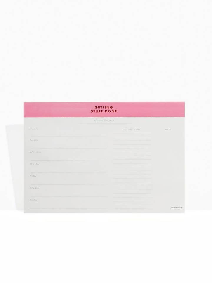 Weekly Desk Pad for wholesale by CGD LONDON