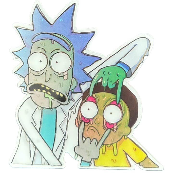Cow Crack Wholesale - Wholesale Sticker - Rick & Morty Anime 3D Sticker (I2)