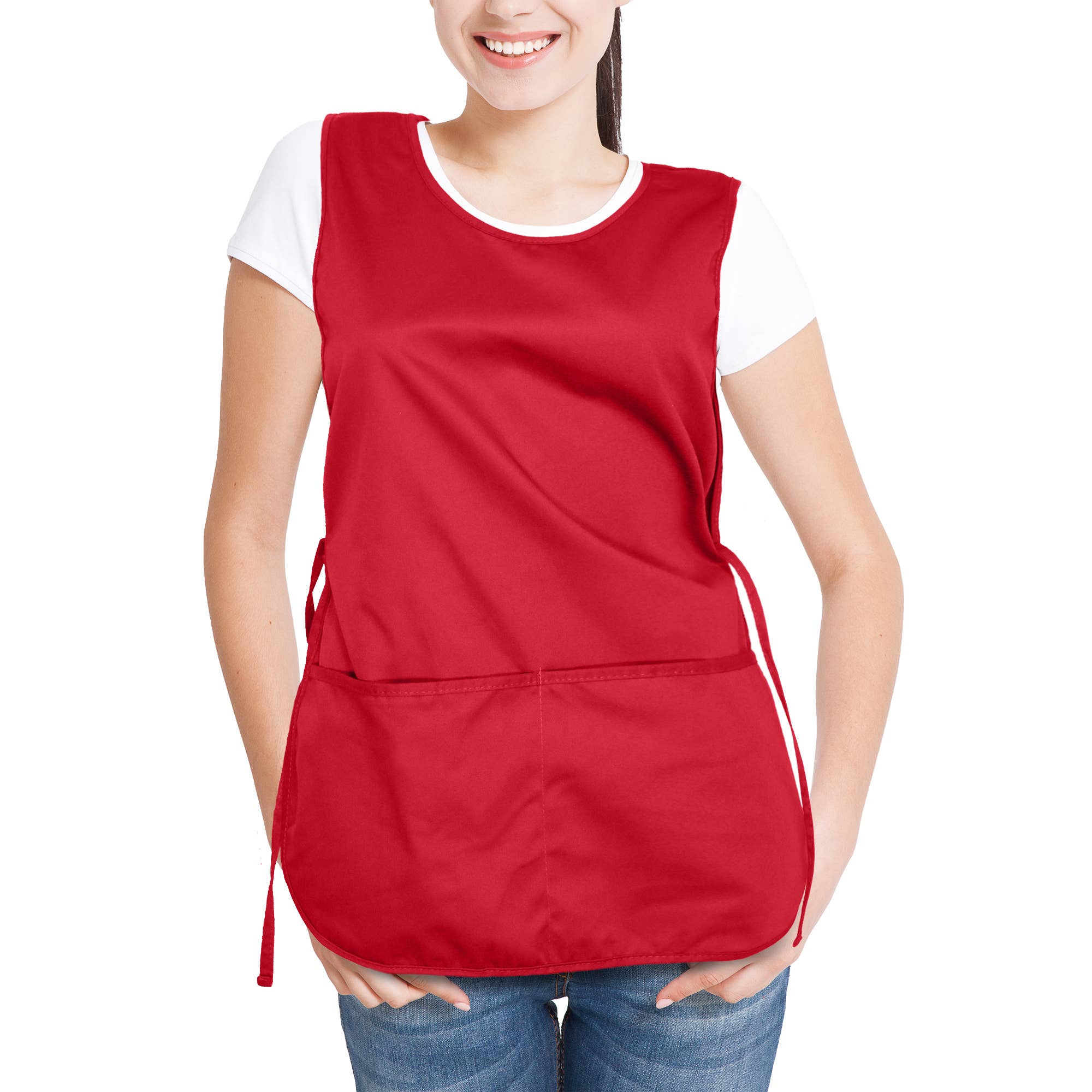 Dalix - Wholesale Apron - DALIX Cobbler Apron 2 Pockets Smock Regular 28.5" x 18.5"28