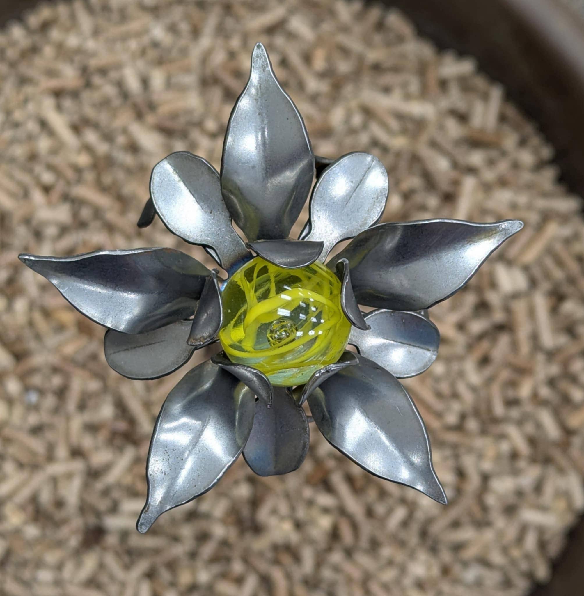 Designs by Dieter, LLC - Wholesale Garden/Lawn Stake - Handmade Metal Flower Garden Stake5