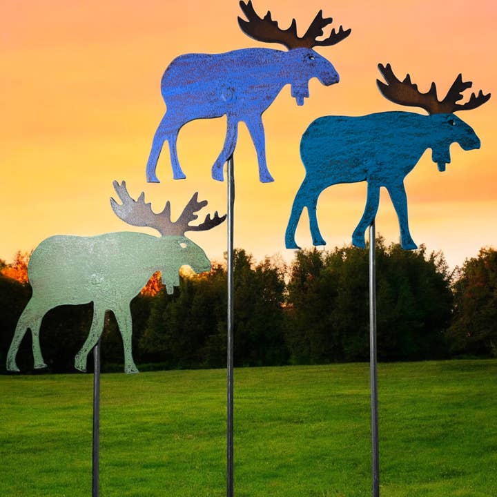 Elg Plantepind hytte kabine metal vildmark metal udendørs for engroshandel hos Whimsies