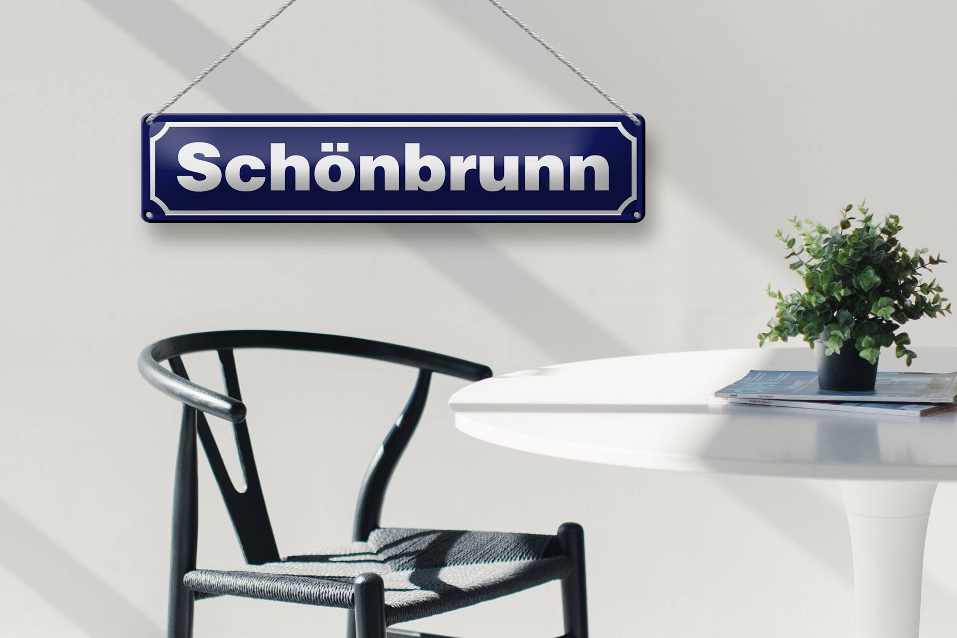 Femer - Wholesale Sign - Tin sign note 46x10cm Schönbrunn2