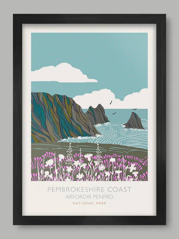 Pembrokeshire Coast National Park - Poster Print for wholesale by The Northern Line