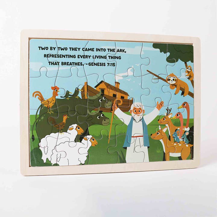 Swanson Christian Products - Wholesale Wood Toy - Kids - Wooden Puzzle - Noah's Ark1