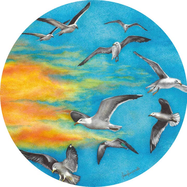 Tischset rund, hart, mit Tiergrafik, 39 cm für den Großhandel von Coolors by Web Com S.a.s.