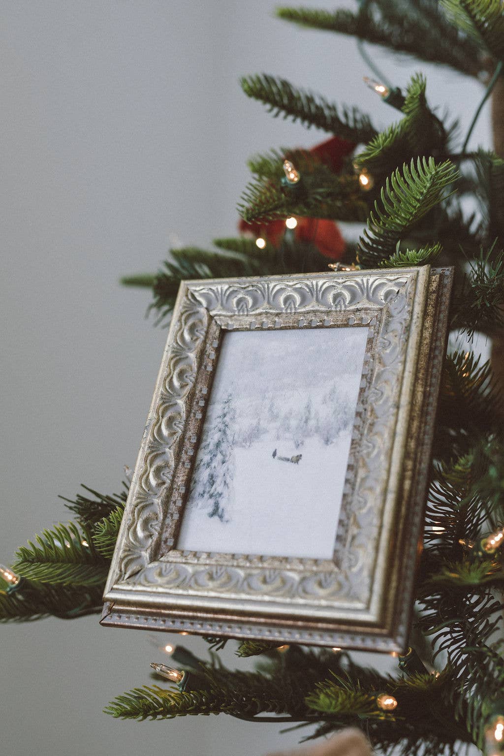 Petal Lane Home - Wholesale Art Print - Winter Landscape Framed Antique Art2