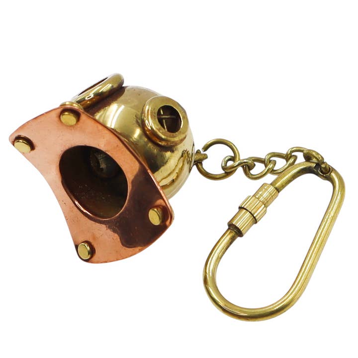 Dollond & Co. – wholesale Keychain – Unisex – Brass Diving Helmet Keyring3