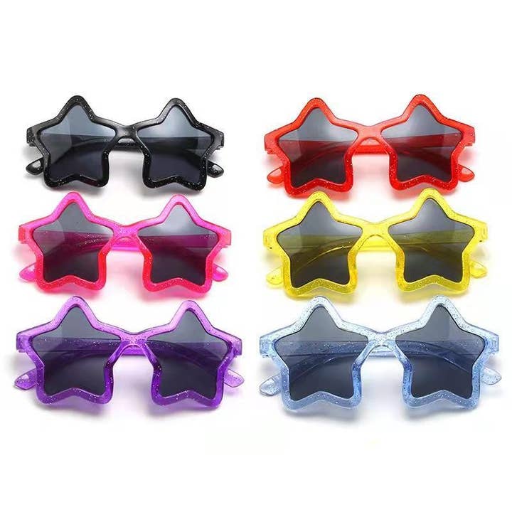 Children's cool Frame Sunglasses five pointed star for wholesale by KiddieKickz