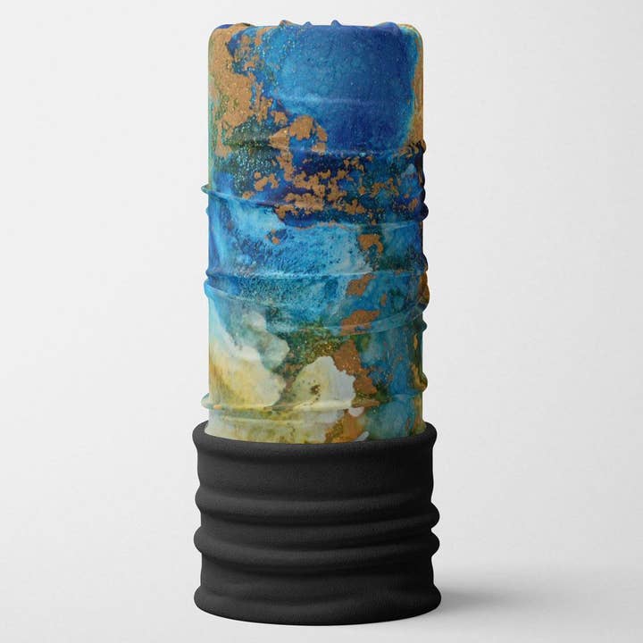 Tubo/calentador de cuello multifuncional POLAR Ocean Marble para venta al por mayor de Lalita's Art Shop